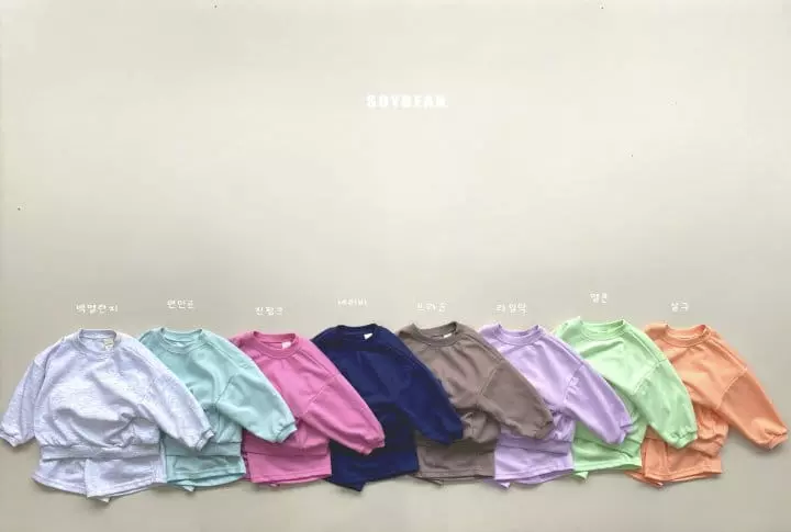 Soybean - Korean Children Fashion - #kidsstore - Top Pants Shorts Set - 10