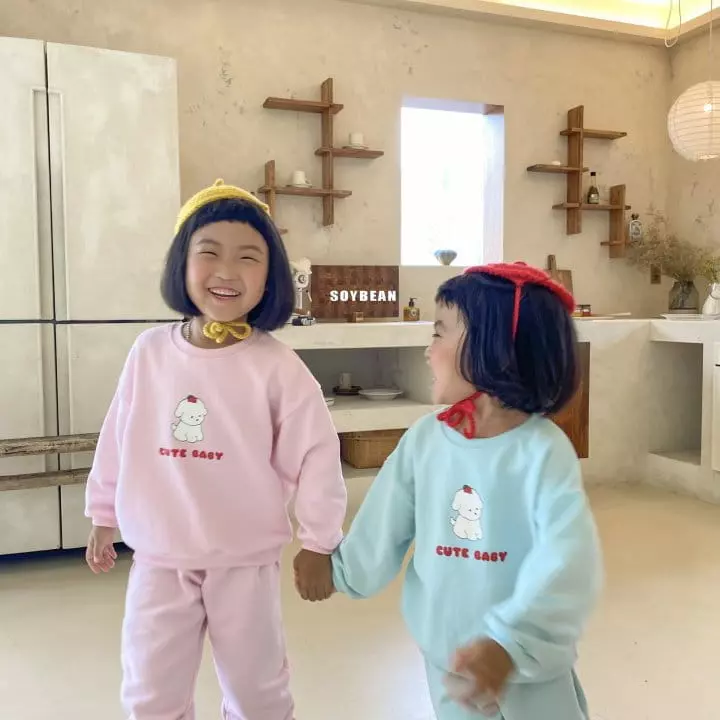 Soybean - Korean Children Fashion - #kidsstore - Cut Top Bottom Set - 6