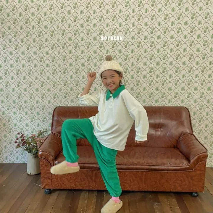 Soybean - Korean Children Fashion - #kidsstore - Terry Top Bottom Set - 12