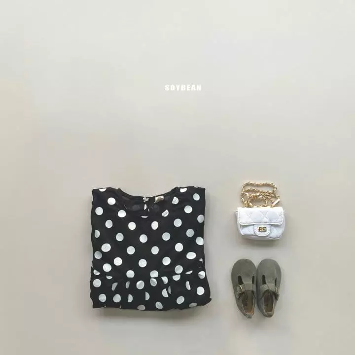 Soybean - Korean Children Fashion - #kidzfashiontrend - Mini Dot One-piece - 3