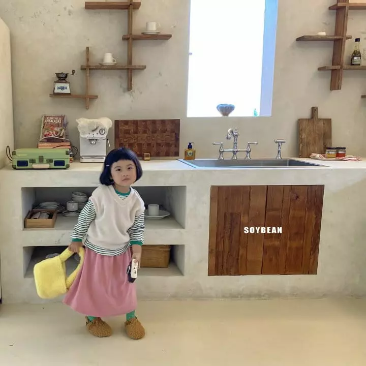 Soybean - Korean Children Fashion - #kidzfashiontrend - Layere Color Tee - 10