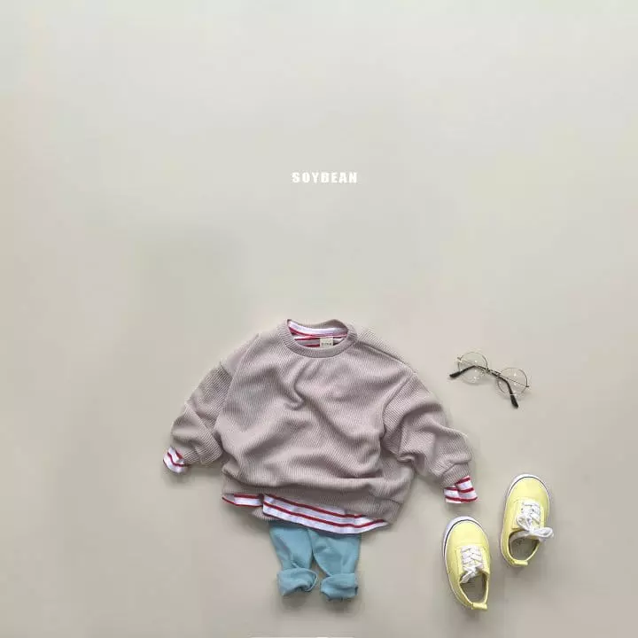 Soybean - Korean Children Fashion - #kidzfashiontrend - Vivid Stripes Tee - 6