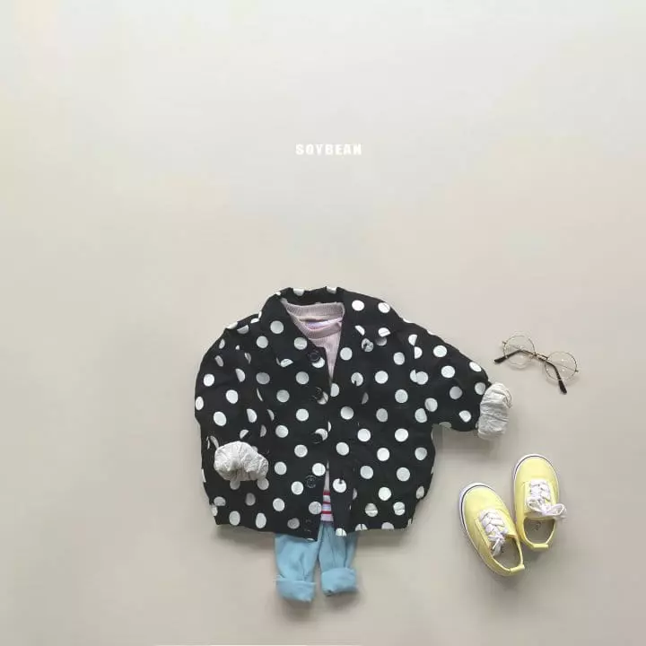 Soybean - Korean Children Fashion - #littlefashionista - Mini Dot Jacket - 7
