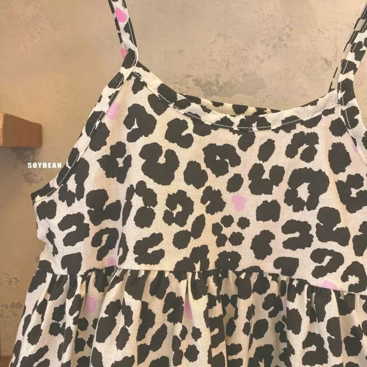 Soybean - Korean Children Fashion - #littlefashionista - Leopard Bustier - 6