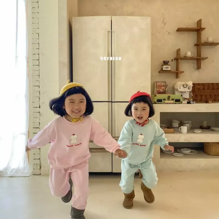 Soybean - Korean Children Fashion - #magicofchildhood - Cut Top Bottom Set - 10