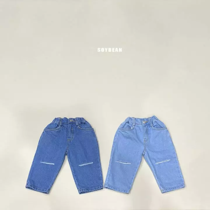 Soybean - Korean Children Fashion - #magicofchildhood - vintage Denim Jeans - 8