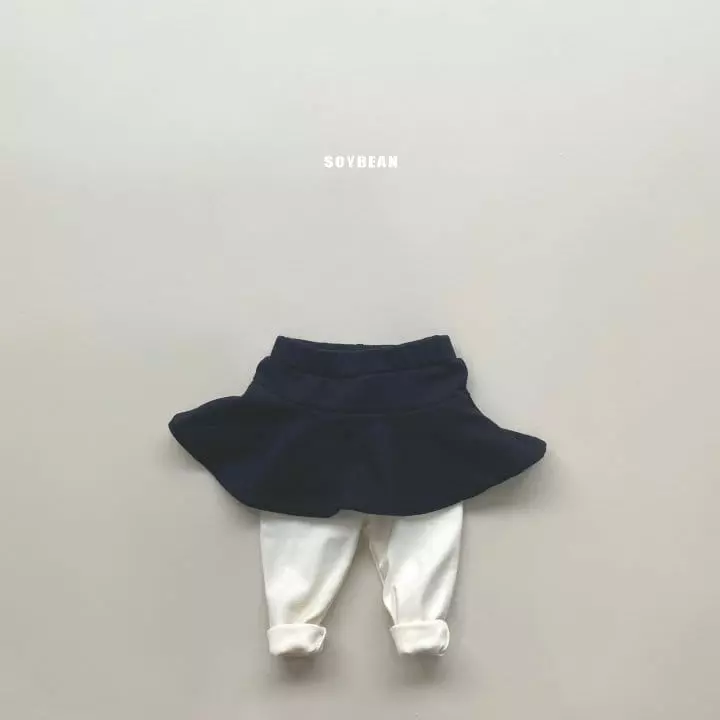 Soybean - Korean Children Fashion - #minifashionista - Skirt Leggings Top Bottom Set - 7