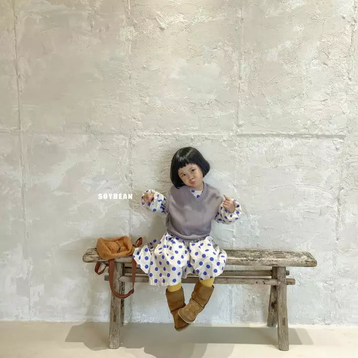 Soybean - Korean Children Fashion - #prettylittlegirls - Mini Dot One-piece - 8