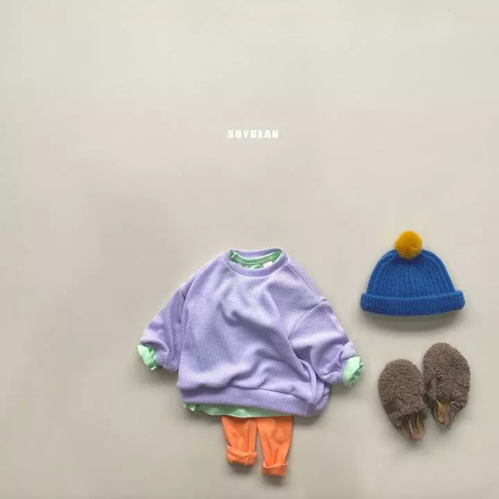 Soybean - Korean Children Fashion - #minifashionista - Cotton Candy Knit Round Tee - 4