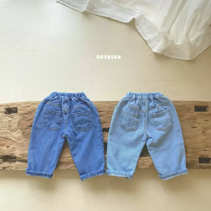 Soybean - Korean Children Fashion - #prettylittlegirls - vintage Denim Jeans - 10