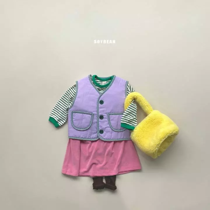 Soybean - Korean Children Fashion - #stylishchildhood - Banding Tery Skirt - 2
