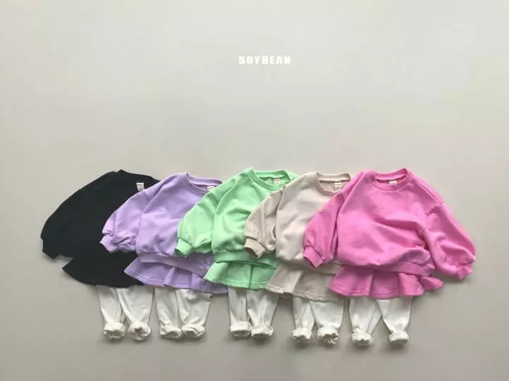 Soybean - Korean Children Fashion - #todddlerfashion - Skirt Leggings Top Bottom Set - 9