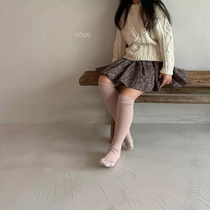 Soye - Korean Children Fashion - #childofig - Twist Knit Tee - 5