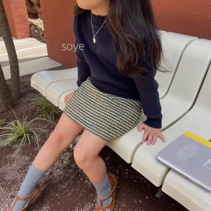 Soye - Korean Children Fashion - #childrensboutique - Wave Knit Tee - 12