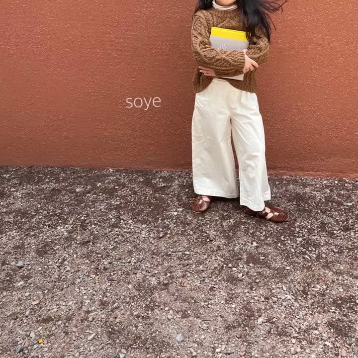 Soye - Korean Children Fashion - #fashionkids - Twist Knit Tee - 9