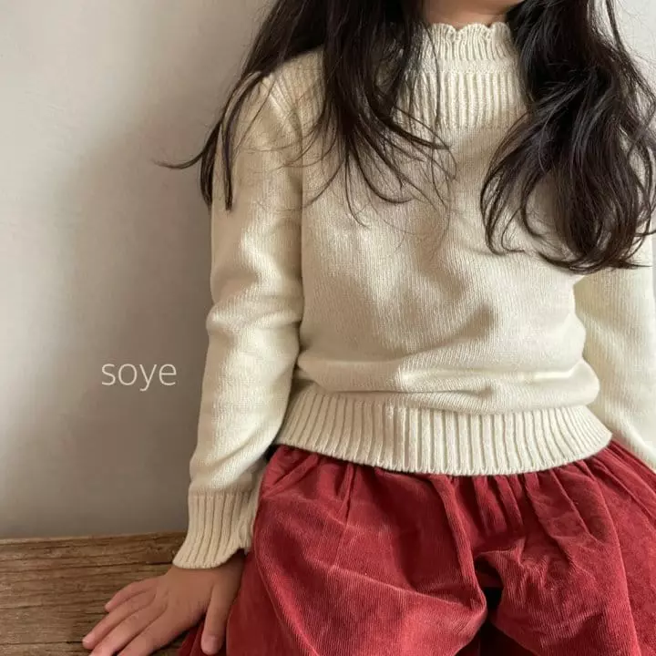 Soye - Korean Children Fashion - #kidsshorts - Wave Knit Tee - 2