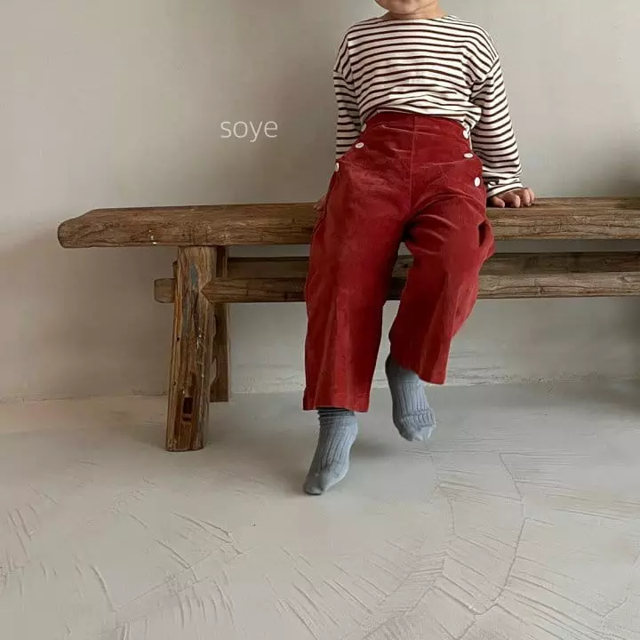 Soye - Korean Children Fashion - #kidsshorts - Eden Stripes Tee