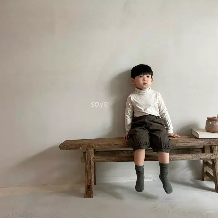 Soye - Korean Children Fashion - #kidsshorts - Soft Turtleneck Tee - 8