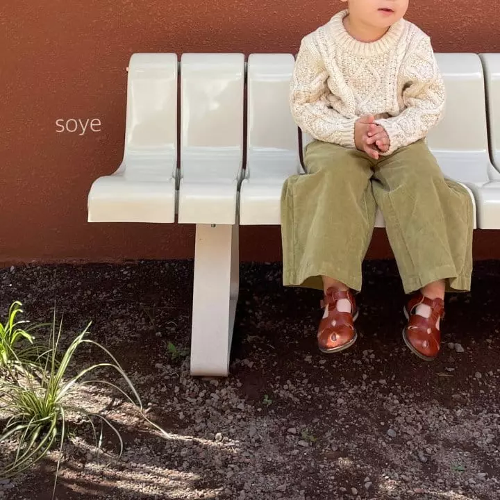 Soye - Korean Children Fashion - #kidsshorts - Velvet Pants - 6