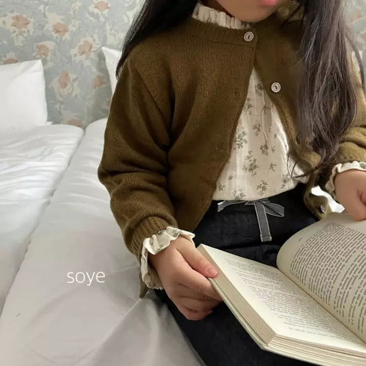 Soye - Korean Children Fashion - #kidzfashiontrend - Cash Cardigan