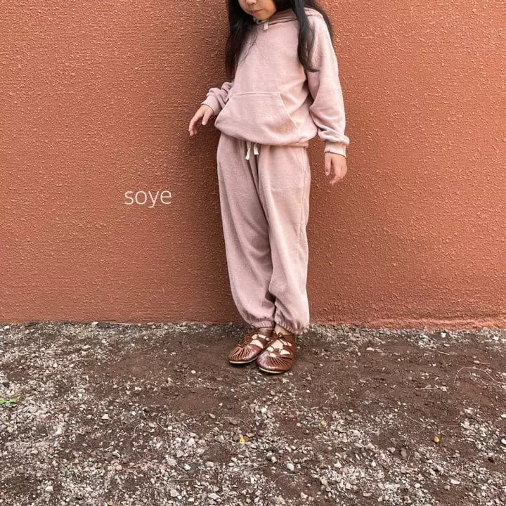 Soye - Korean Children Fashion - #magicofchildhood - Terry Hoody Top Bottom Set - 9