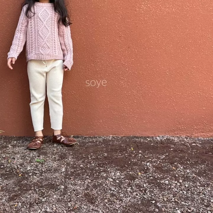 Soye - Korean Children Fashion - #minifashionista - Twist Knit Tee - 2