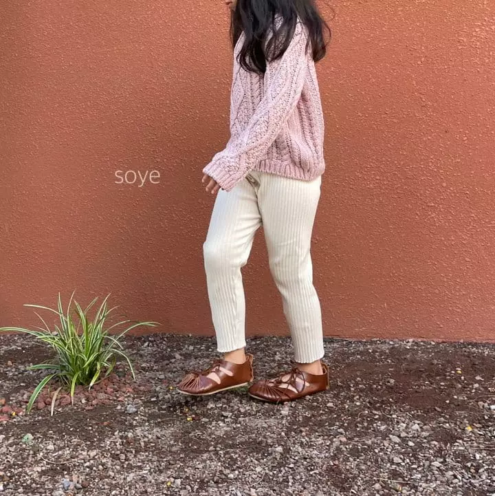 Soye - Korean Children Fashion - #prettylittlegirls - Twist Knit Tee - 3