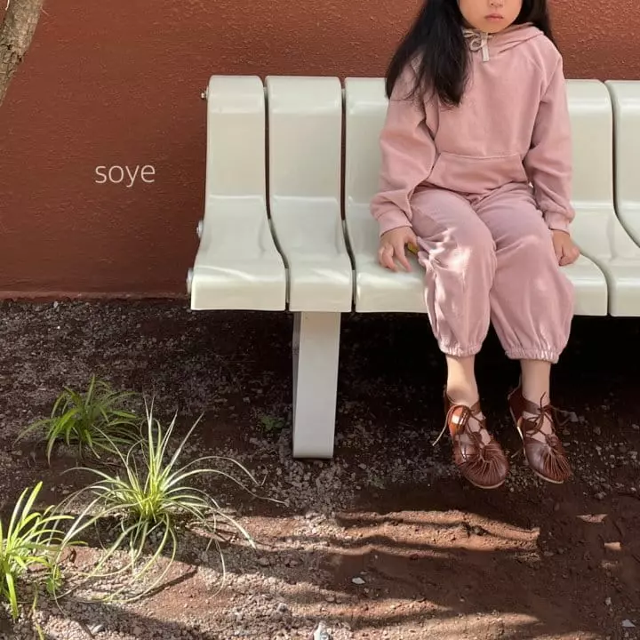 Soye - Korean Children Fashion - #prettylittlegirls - Terry Hoody Top Bottom Set - 11