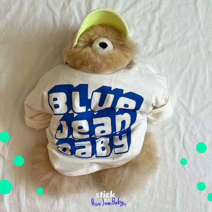 Stick - Korean Children Fashion - #childrensboutique - Blue Jeans Baby Tee with Mom - 5