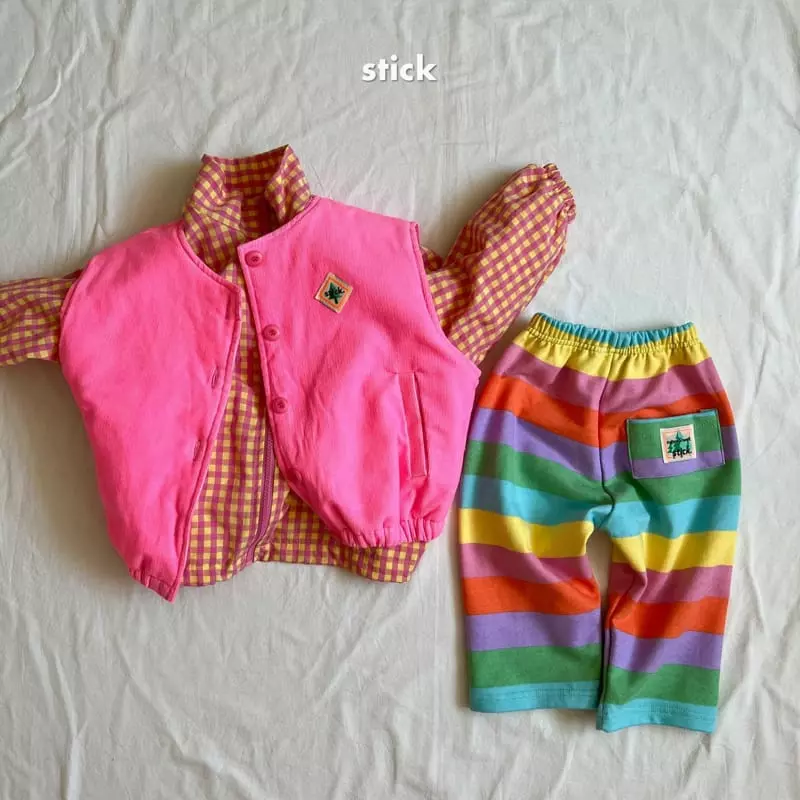 Stick - Korean Children Fashion - #childrensboutique - Rainbow Pants