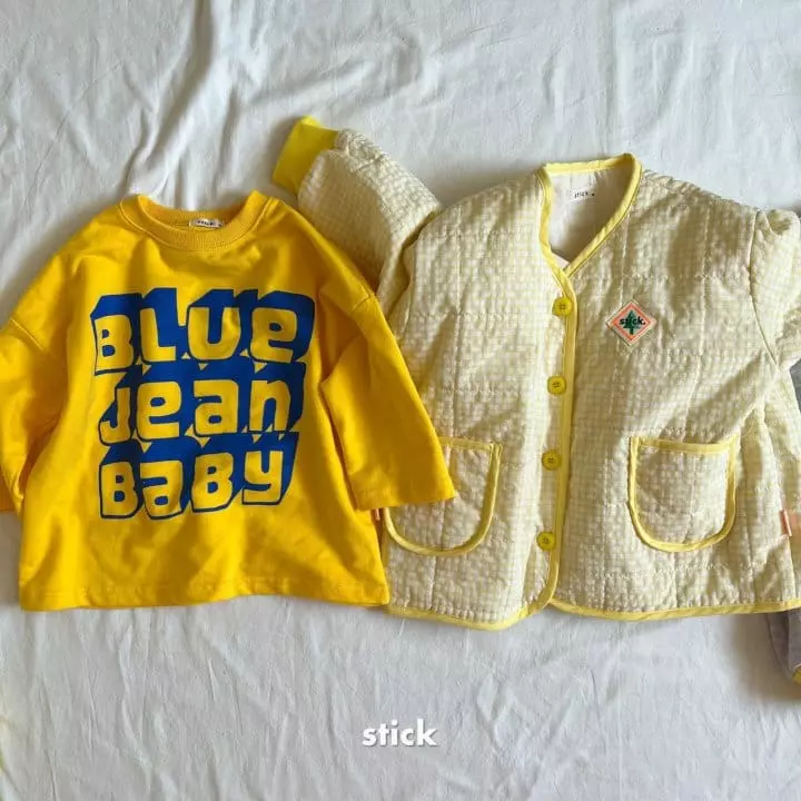 Stick - Korean Children Fashion - #discoveringself - Blue Jeans Baby Tee with Mom - 7