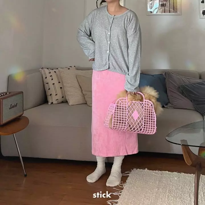 Stick - Korean Children Fashion - #discoveringself - Gliter Cardigan with Mom - 6