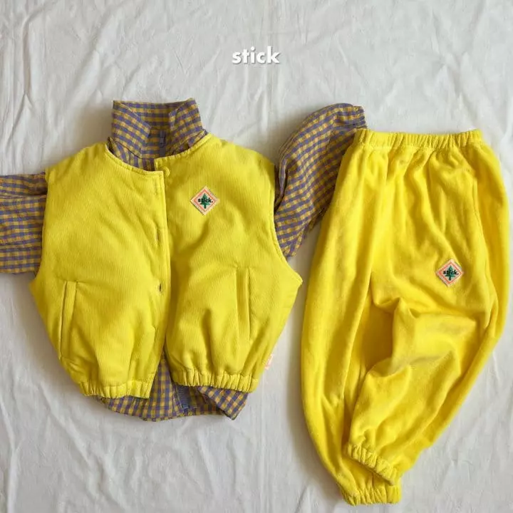 Stick - Korean Children Fashion - #fashionkids - Terry Pants