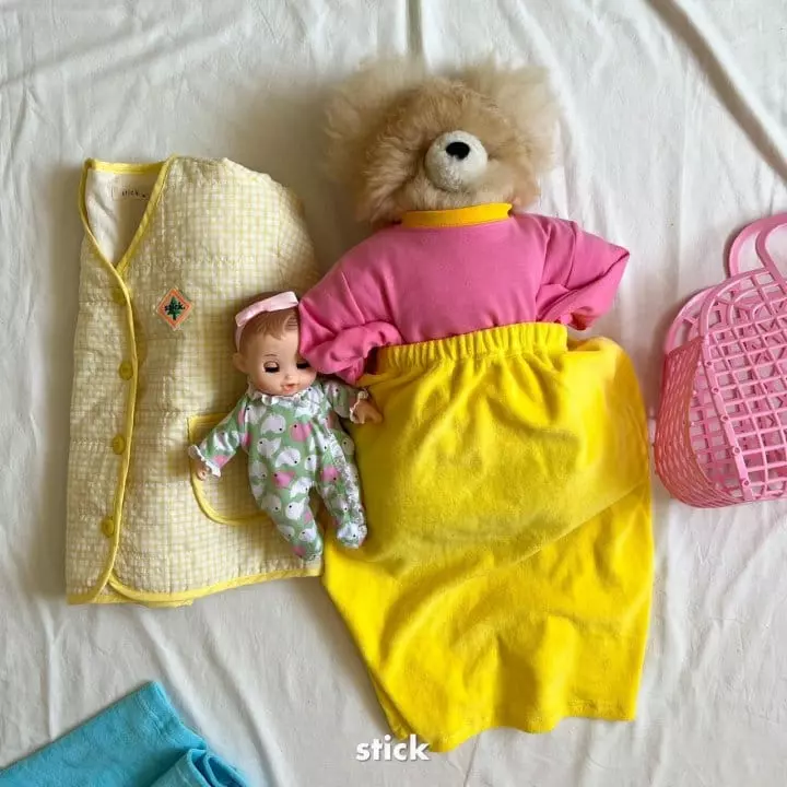 Stick - Korean Children Fashion - #kidsshorts - Marlang Span tee