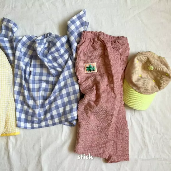 Stick - Korean Children Fashion - #kidsstore - Check Box Tee with Mom - 8
