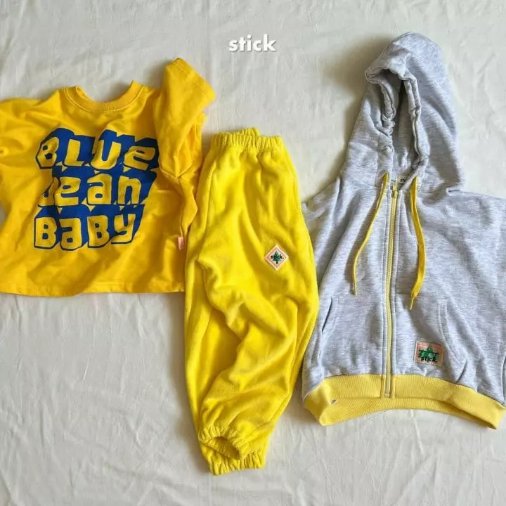 Stick - Korean Children Fashion - #littlefashionista - Terry Pants - 6