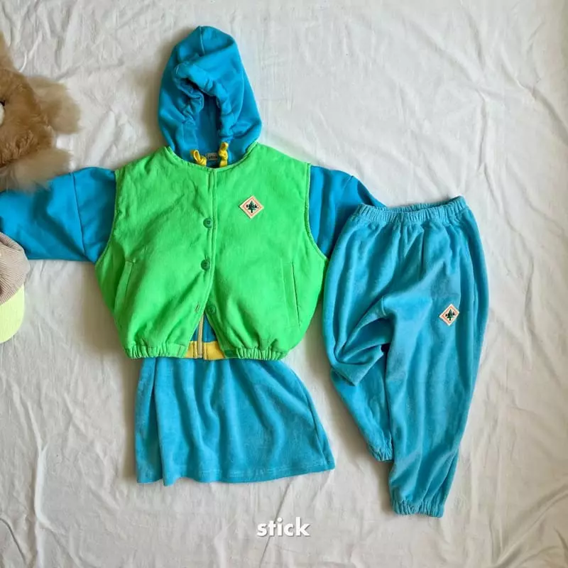 Stick - Korean Children Fashion - #littlefashionista - Pigment Rib Vest - 8