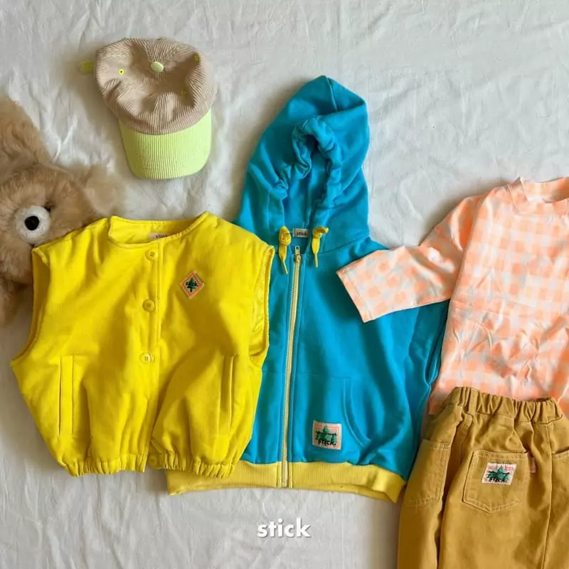 Stick - Korean Children Fashion - #magicofchildhood - Pigment Rib Vest - 9