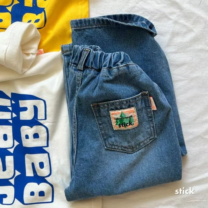 Stick - Korean Children Fashion - #prettylittlegirls - Blue Jeans with Mom