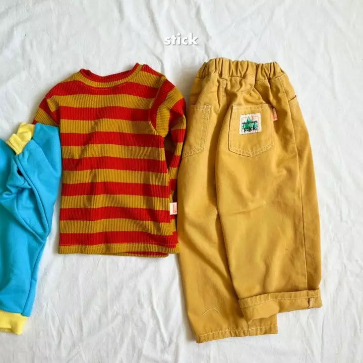 Stick - Korean Children Fashion - #todddlerfashion - Funk Rib Tee - 7