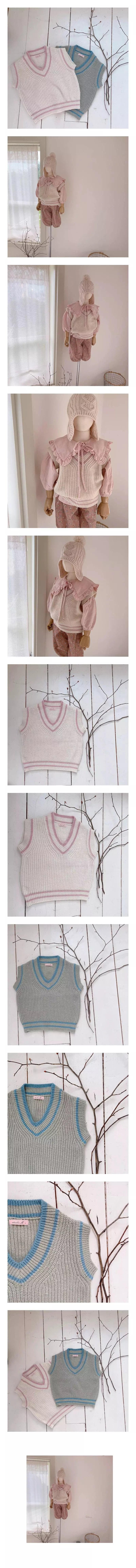 Studio M - Korean Children Fashion - #kidsshorts - Bien Hazzi Vest