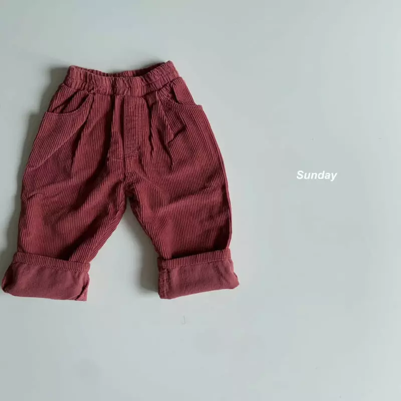 Sunday Closet - Korean Children Fashion - #Kfashion4kids - Pick Rib Pants - 8