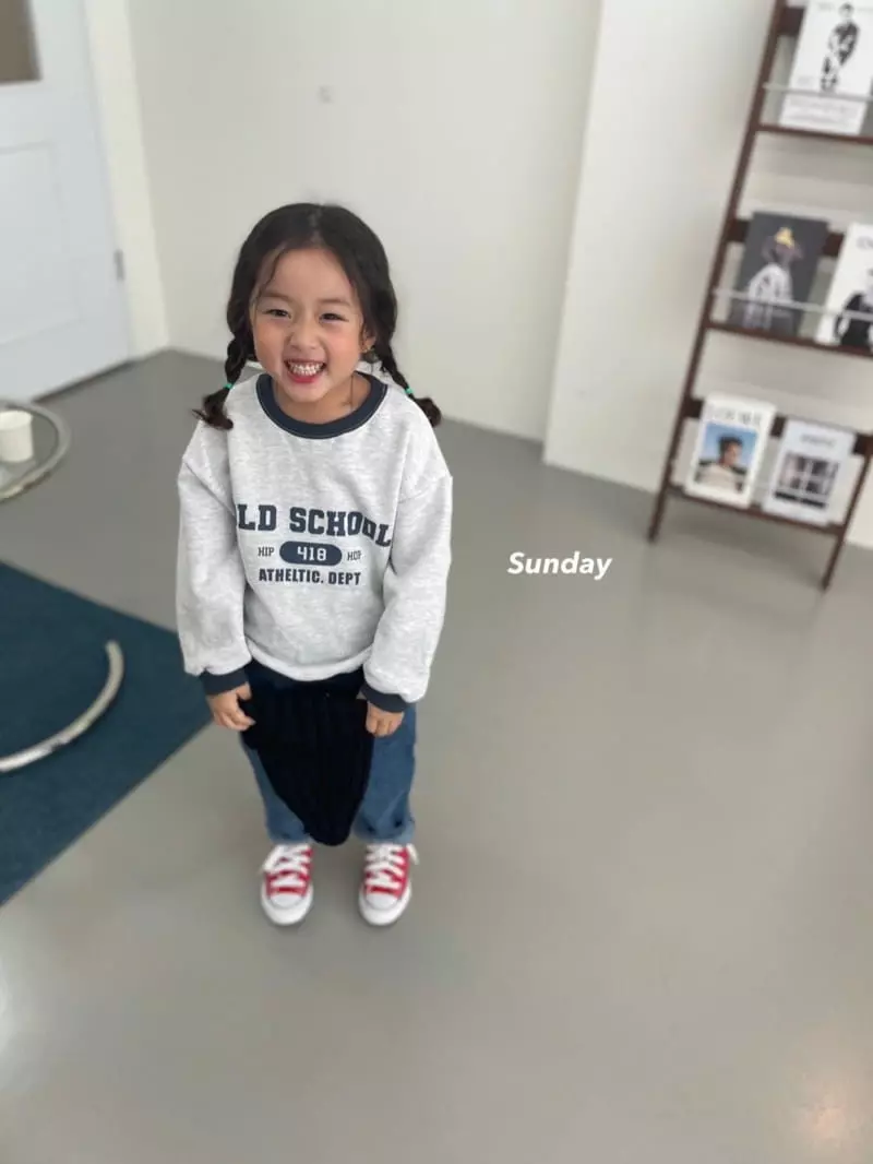 Sunday Closet - Korean Children Fashion - #Kfashion4kids - Old School Sweatshirt - 5