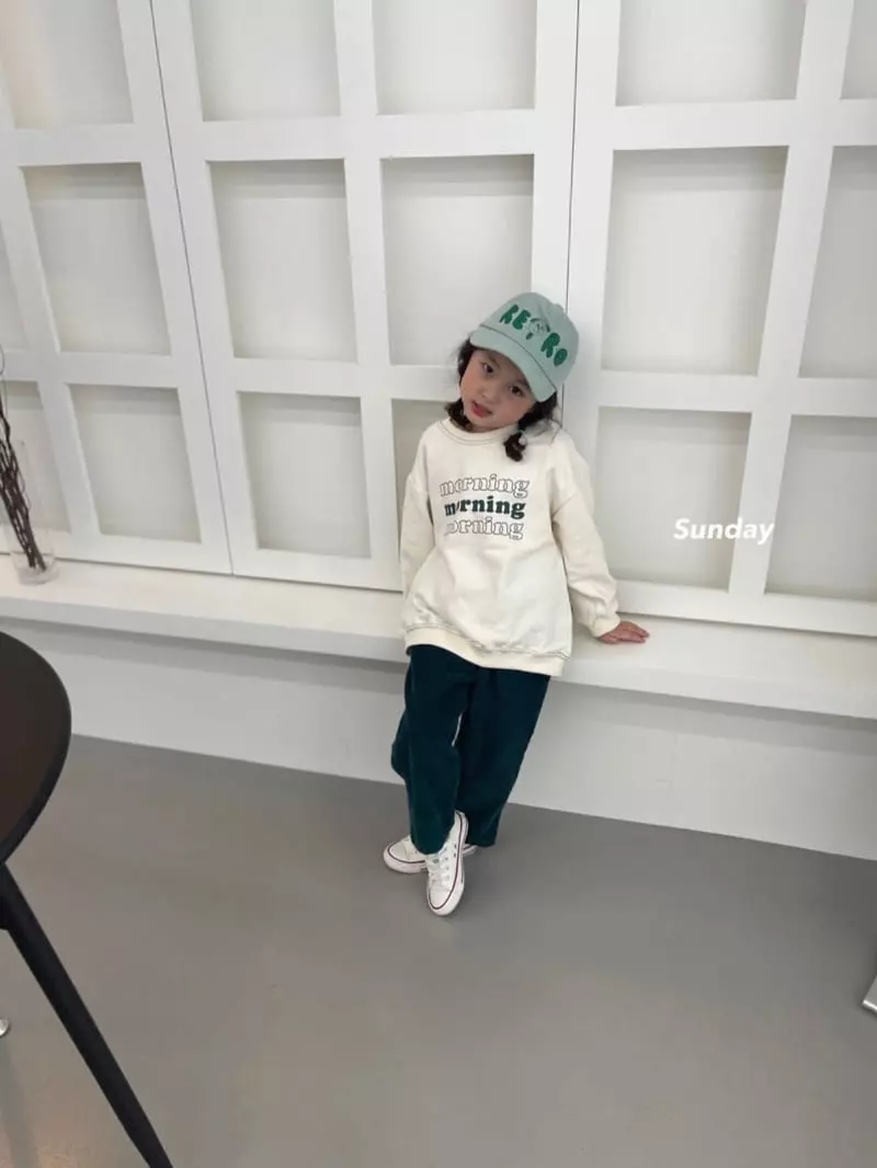 Sunday Closet - Korean Children Fashion - #kidzfashiontrend - Morning Sweatshirt - 4