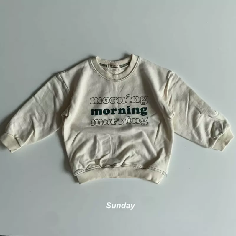 Sunday Closet - Korean Children Fashion - #childofig - Morning Sweatshirt - 10
