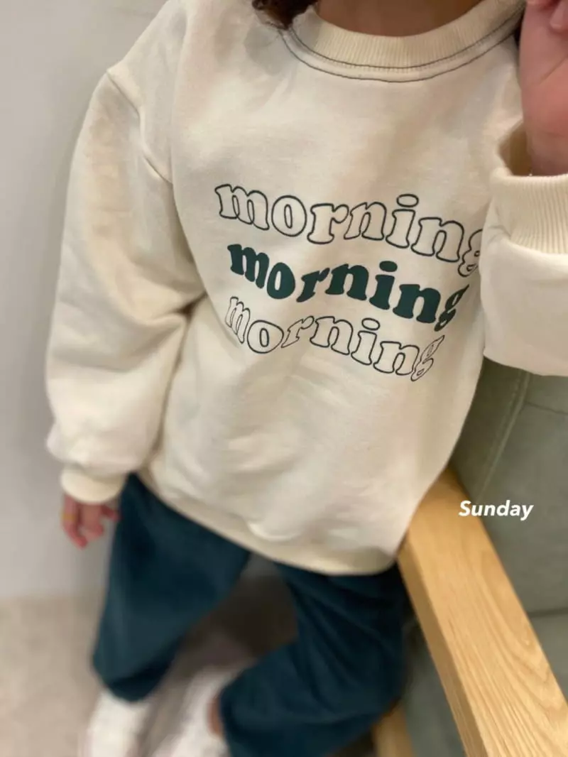 Sunday Closet - Korean Children Fashion - #childofig - Morning Sweatshirt - 9