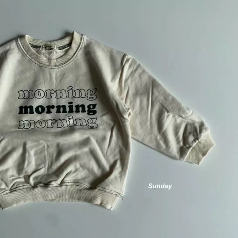 Sunday Closet - Korean Children Fashion - #designkidswear - Morning Sweatshirt - 12