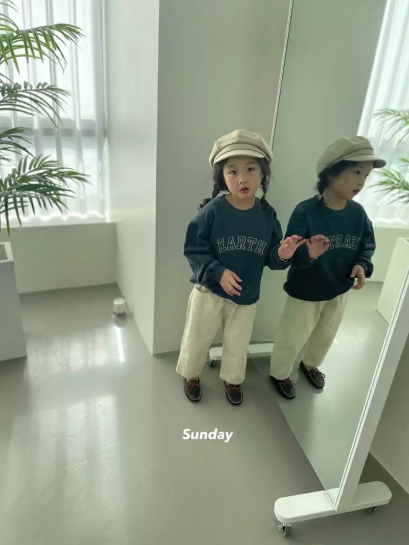 Sunday Closet - Korean Children Fashion - #designkidswear - EARTH Embroidery Sweatshirt - 4