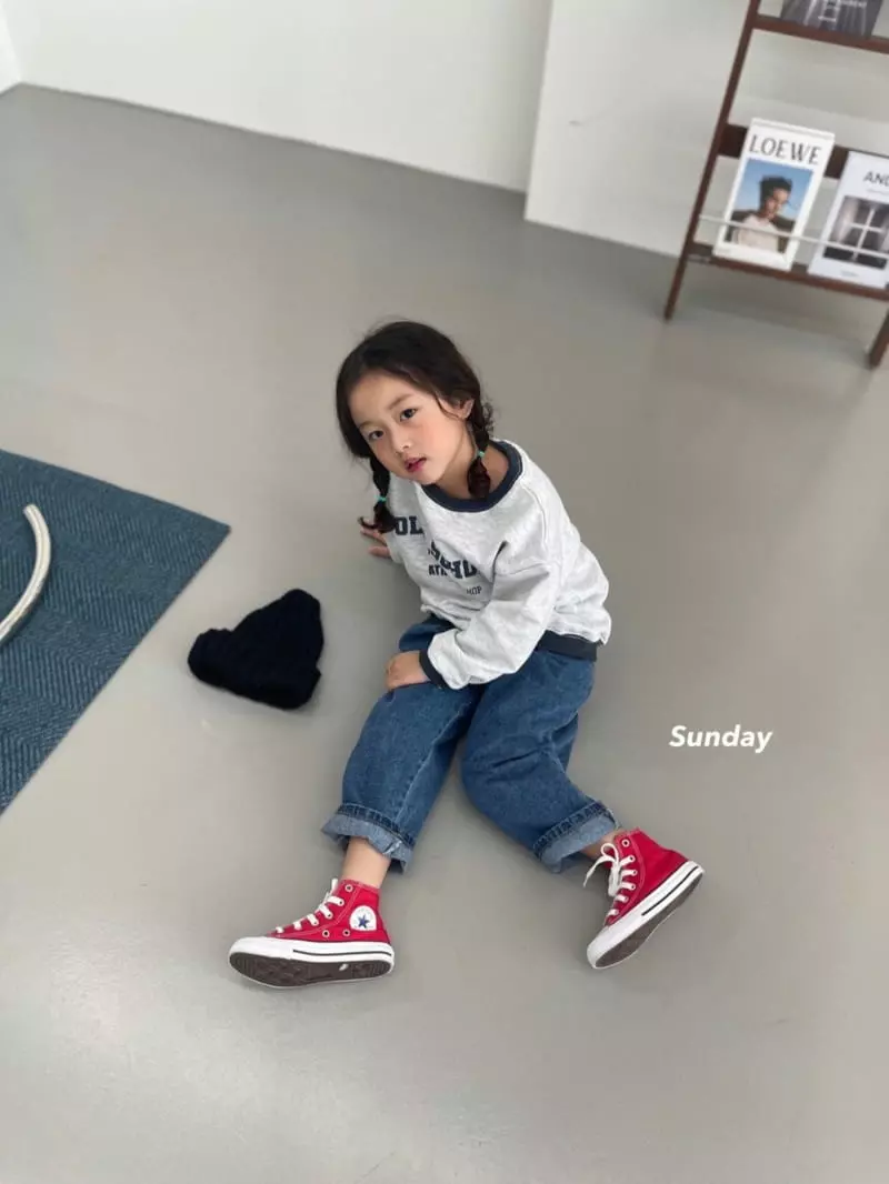 Sunday Closet - Korean Children Fashion - #fashionkids - Old School Sweatshirt