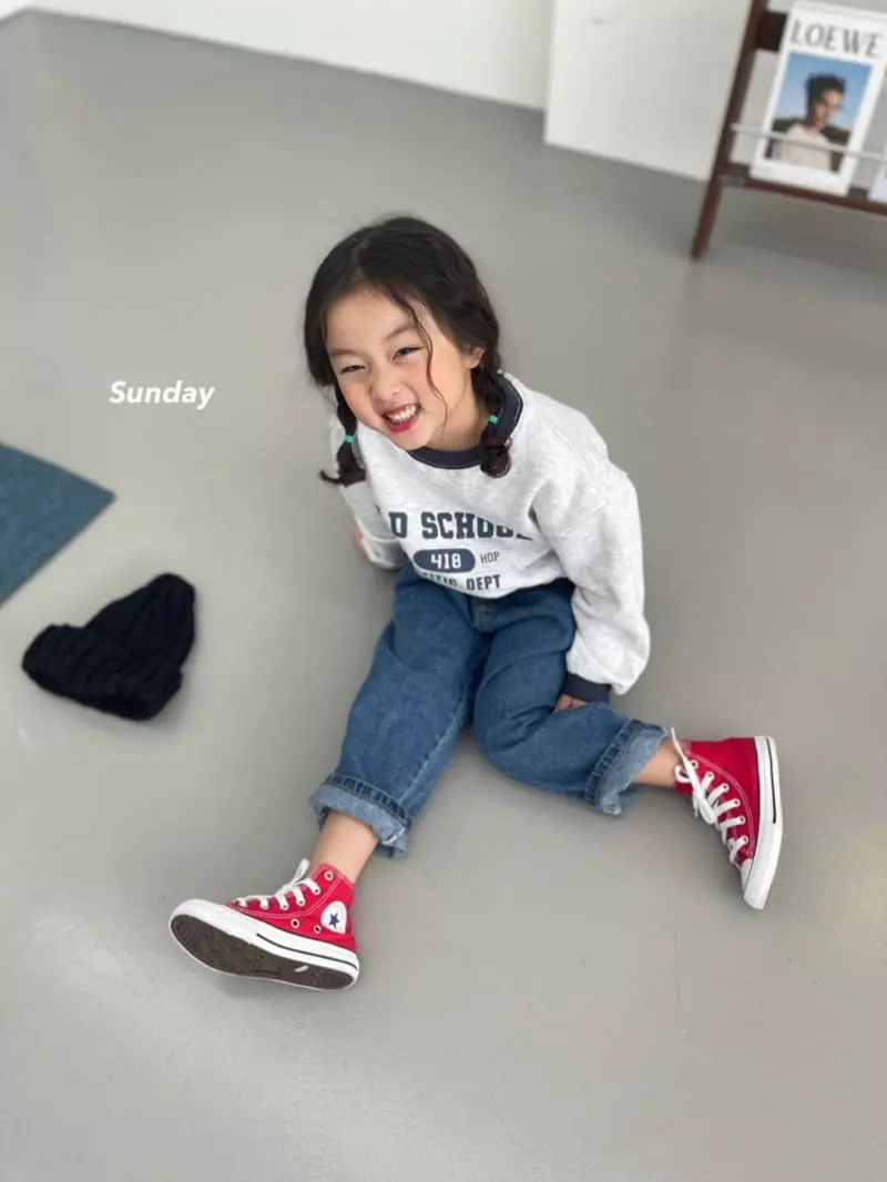 Sunday Closet - Korean Children Fashion - #kidsstore - Old School Sweatshirt - 3